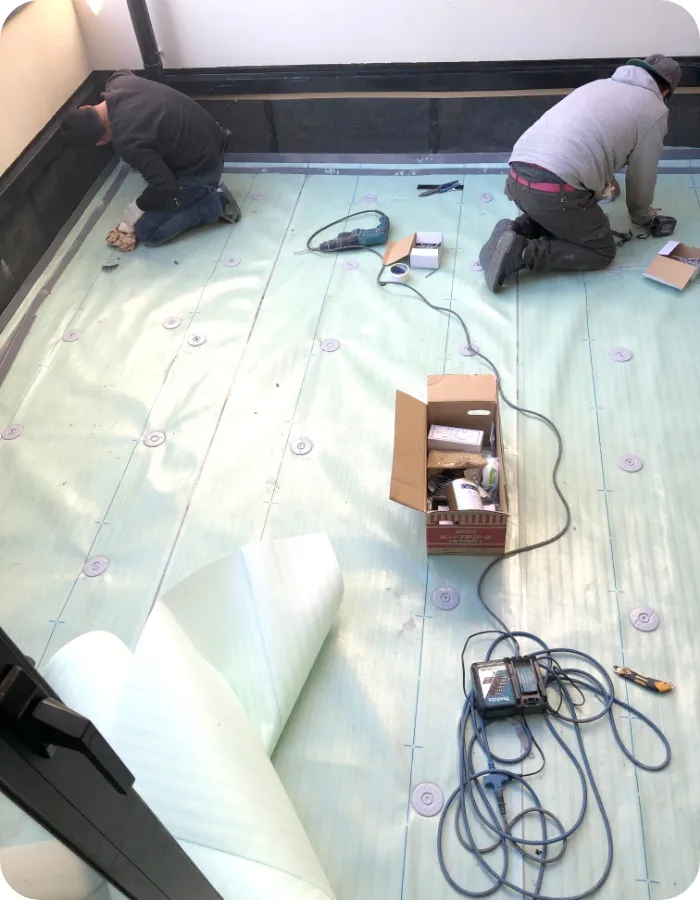 屋上防水工事 before