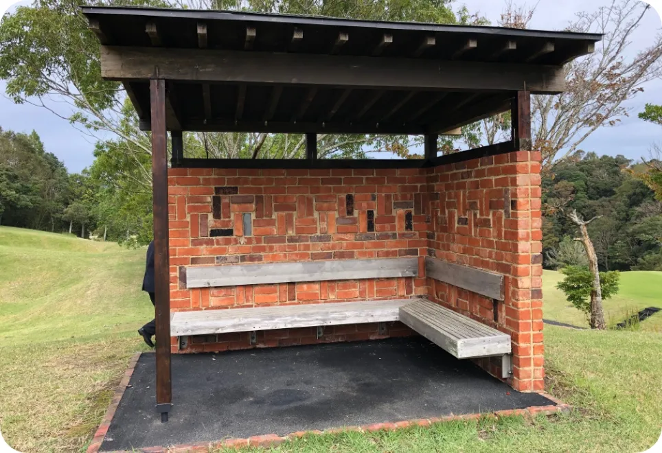 台風被害により屋根が倒壊した避雷小屋の修繕工事 after